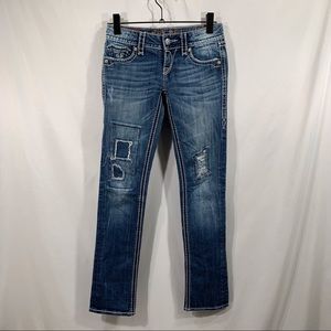 Rock Revival Women’s Size 26 Blake Straight Jeans.